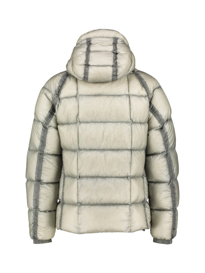 Groene padded jas met fijn ruitmotief CP Company