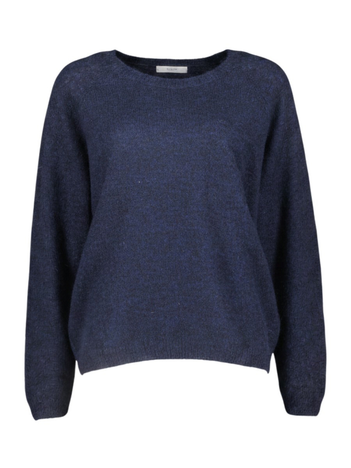Donkerblauwe gebreide trui Polly B y-Bar