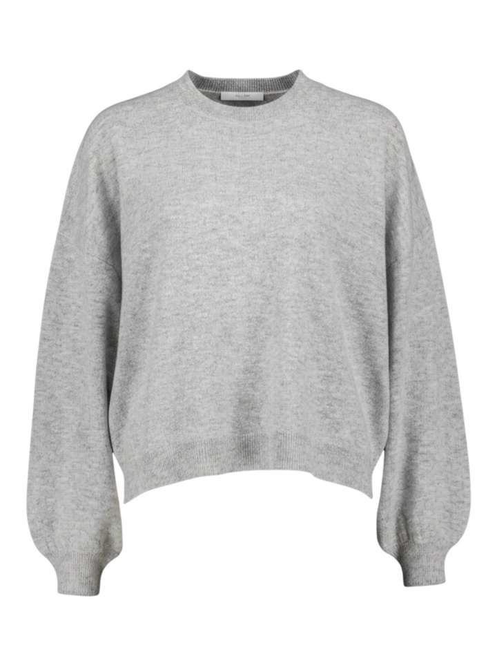 Grijze pull met ronde hals SAMMIE By-Bar