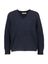 Blauwe v-hals grof gebreid Lune By-Bar 