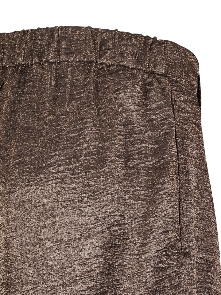 Bruine broek met bandplooi Lodi B-Bar