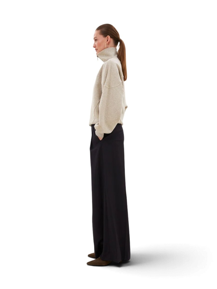 Gouden half zip trui Roos By-Bar