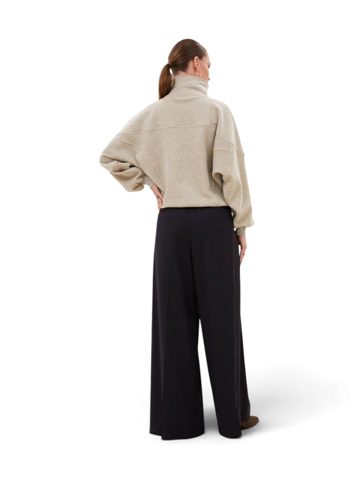 Gouden half zip trui Roos By-Bar