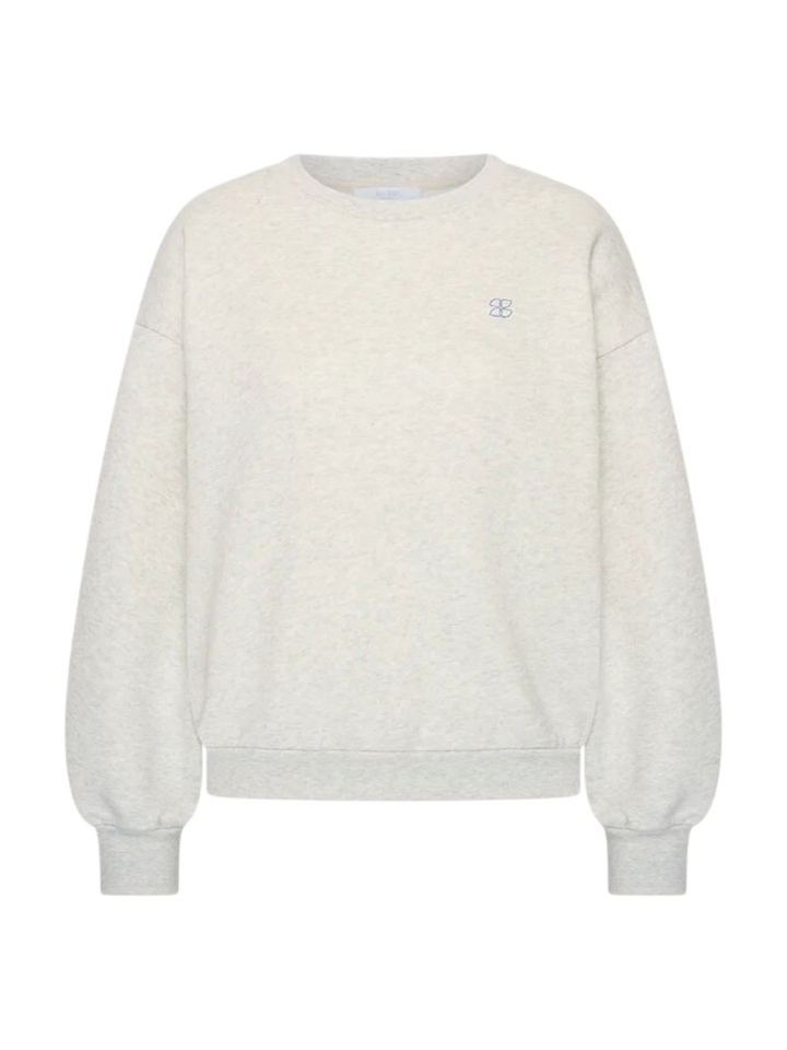 Grijze sweater met blauwe opdruk Lili By-Bar