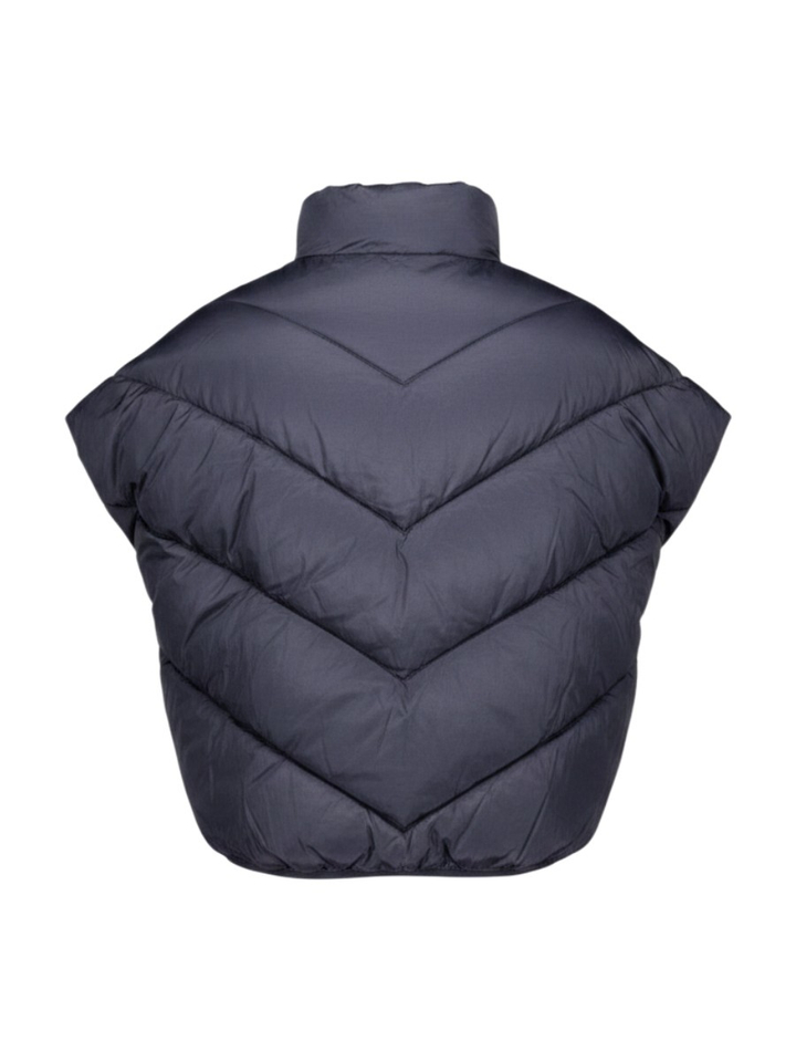 Donkerblauwe oversized bodywarmer Franky By-Bar 