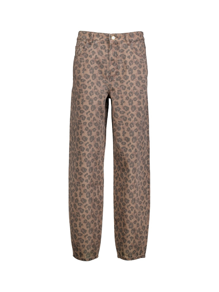 Jeans met leopardprint LEW By-Bar