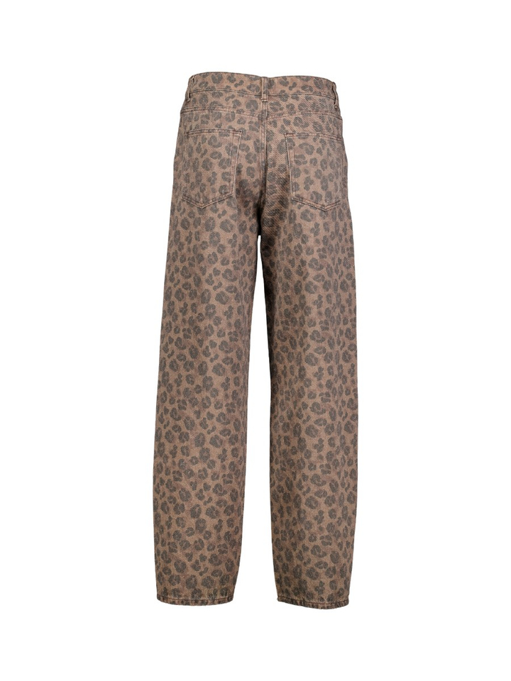 Jeans met leopardprint LEW By-Bar