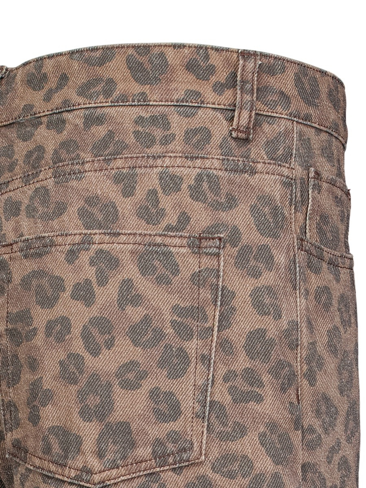 Jeans met leopardprint LEW By-Bar