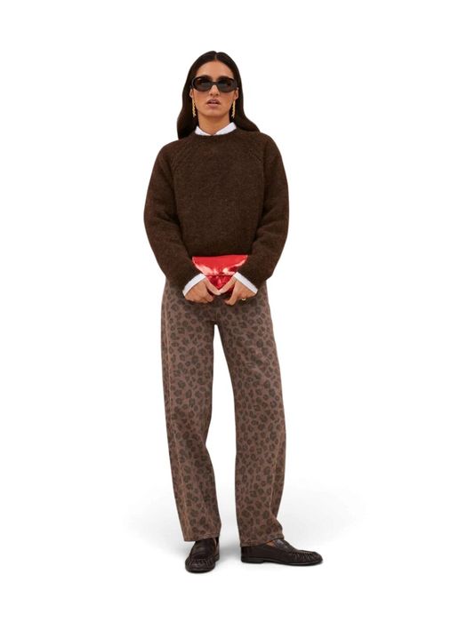 Jeans met leopardprint LEW By-Bar