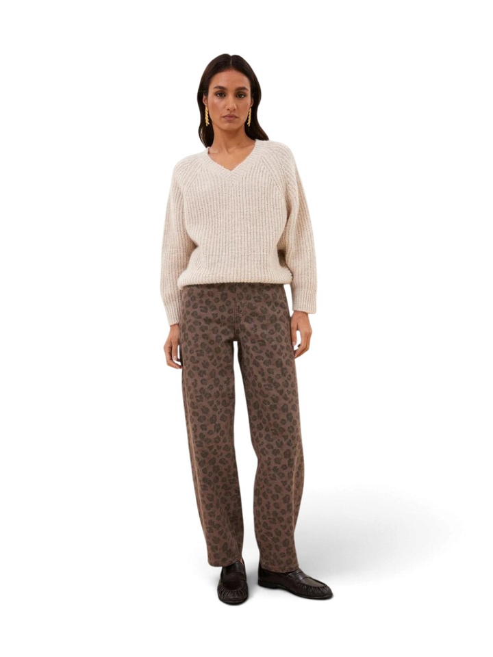 Jeans met leopardprint LEW By-Bar