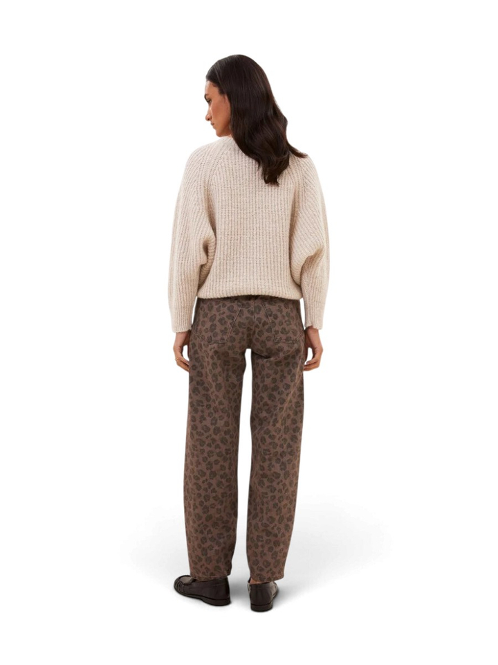 Jeans met leopardprint LEW By-Bar