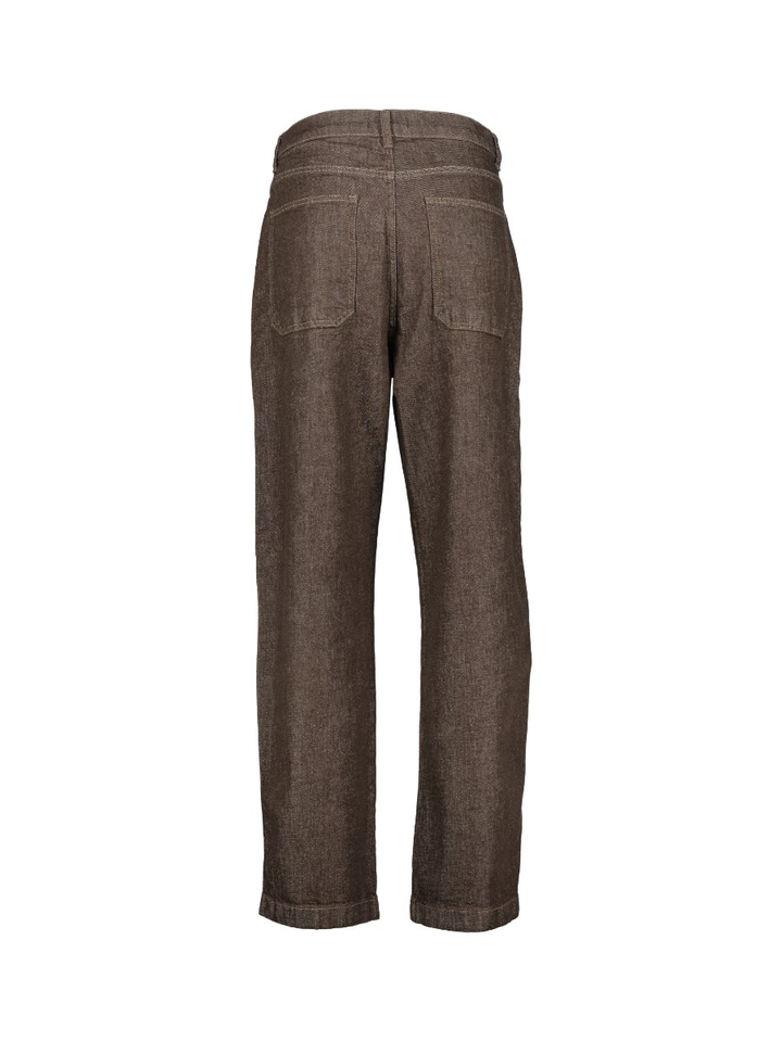 Bruine jeans met losvallende pasvorm JENNA By-Bar