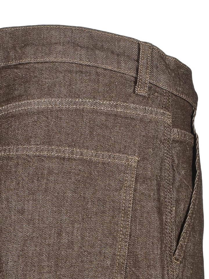 Bruine jeans met losvallende pasvorm JENNA By-Bar