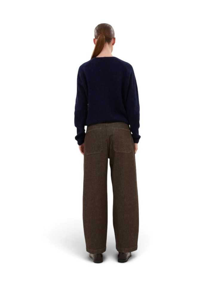 Bruine jeans met losvallende pasvorm JENNA By-Bar