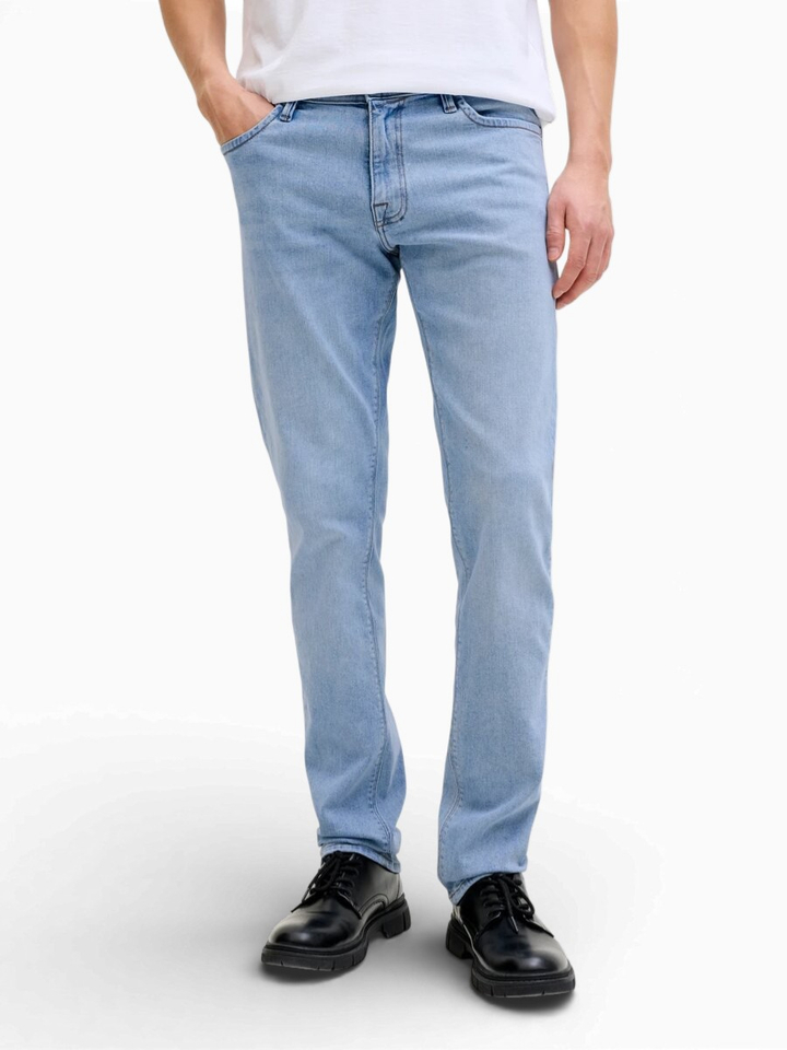 Blauwe slim fit jeans Jjiglenn Jack & Jones 