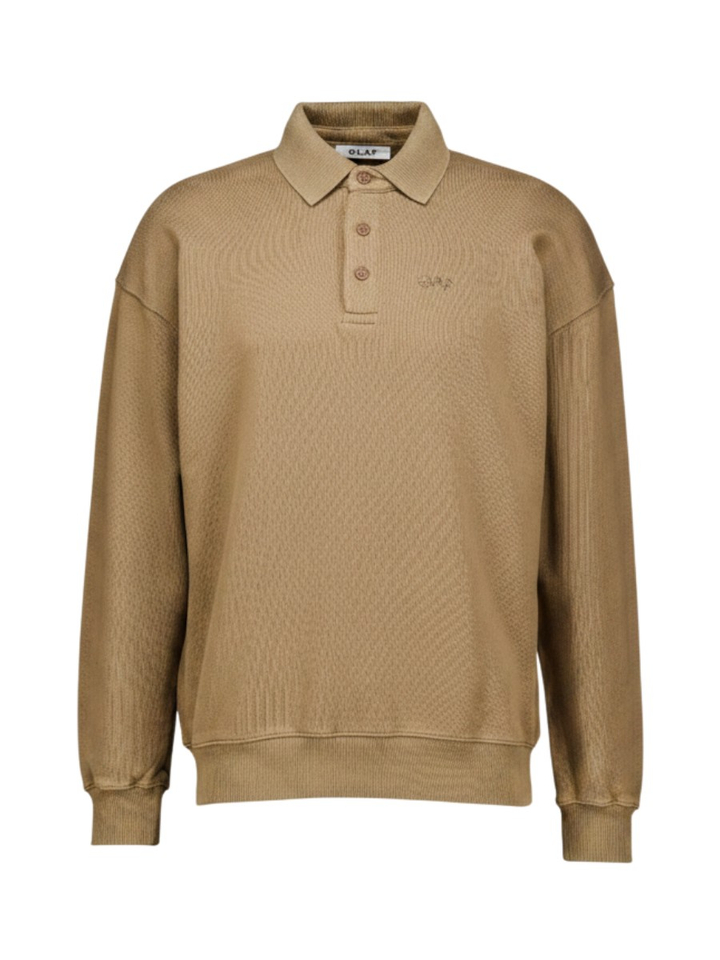 Bruine polo sweater Olaf