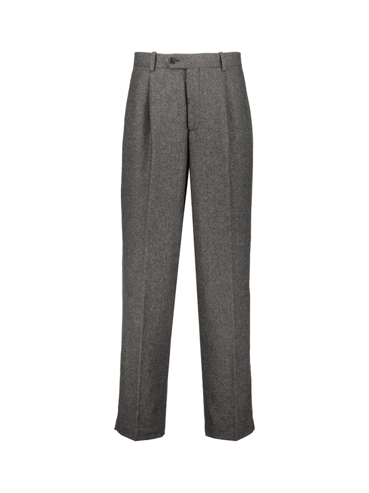 Donkergrijze geklede broek Olaf