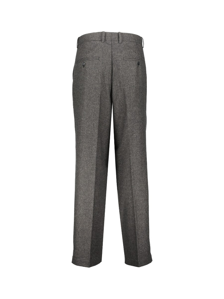 Donkergrijze geklede broek Olaf