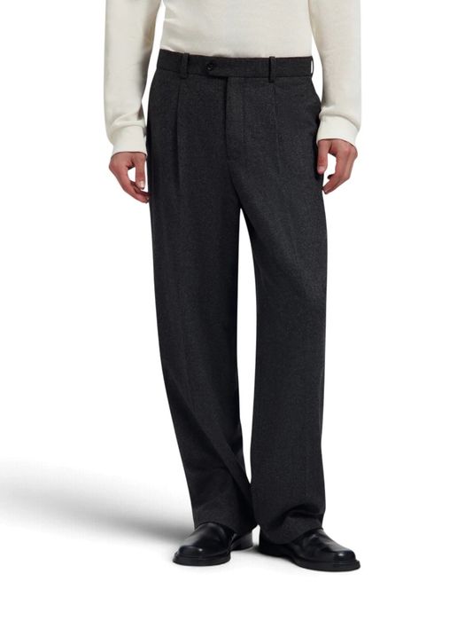 Donkergrijze geklede broek Olaf