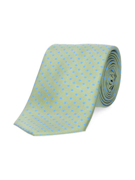 Groene das met lichtblauwe dots Marchesi Di Como