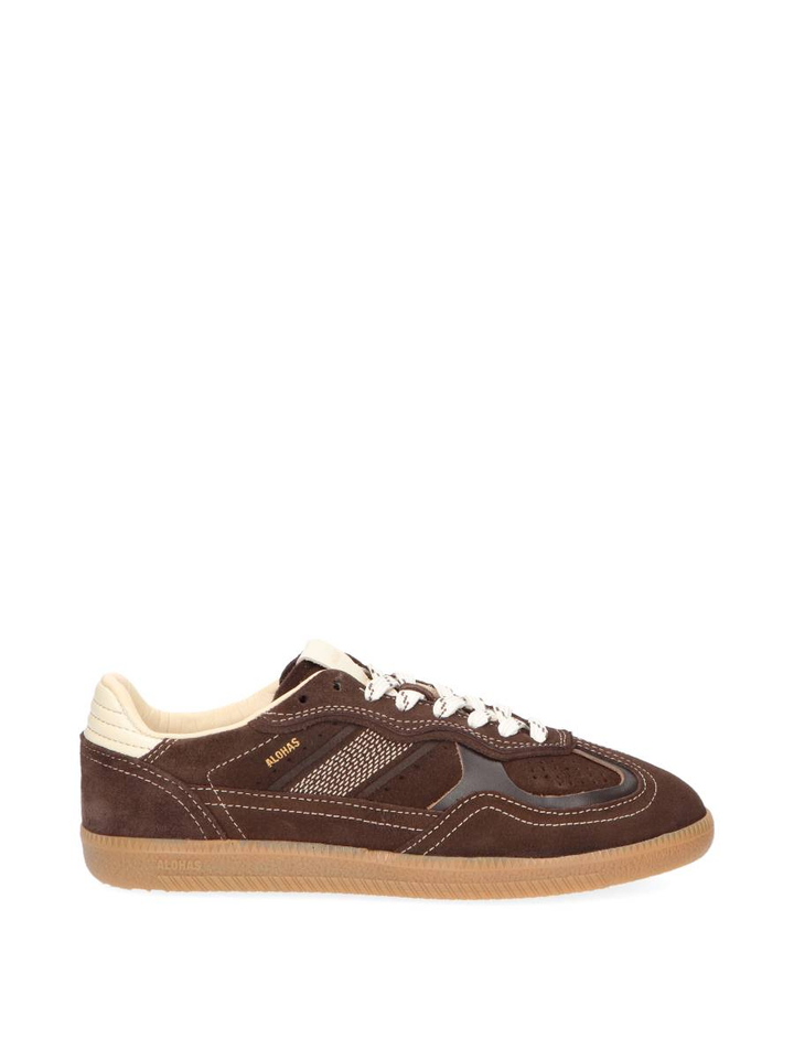 Rife chocolade cream lage sneakers Alohas 