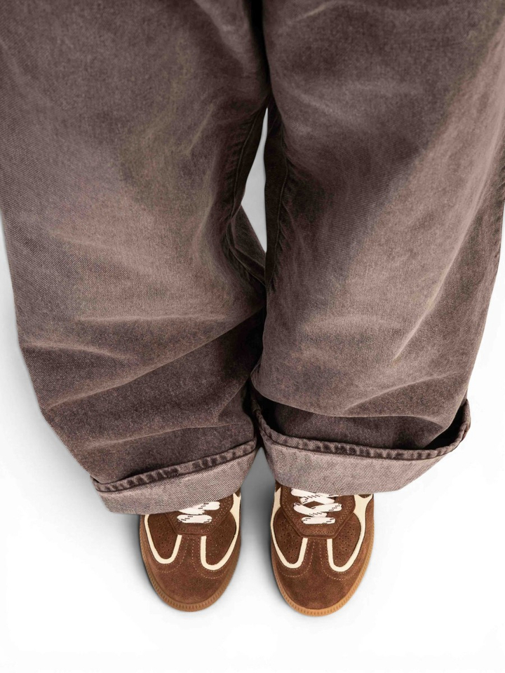 Rife cocoa offwhite leather Alohas 