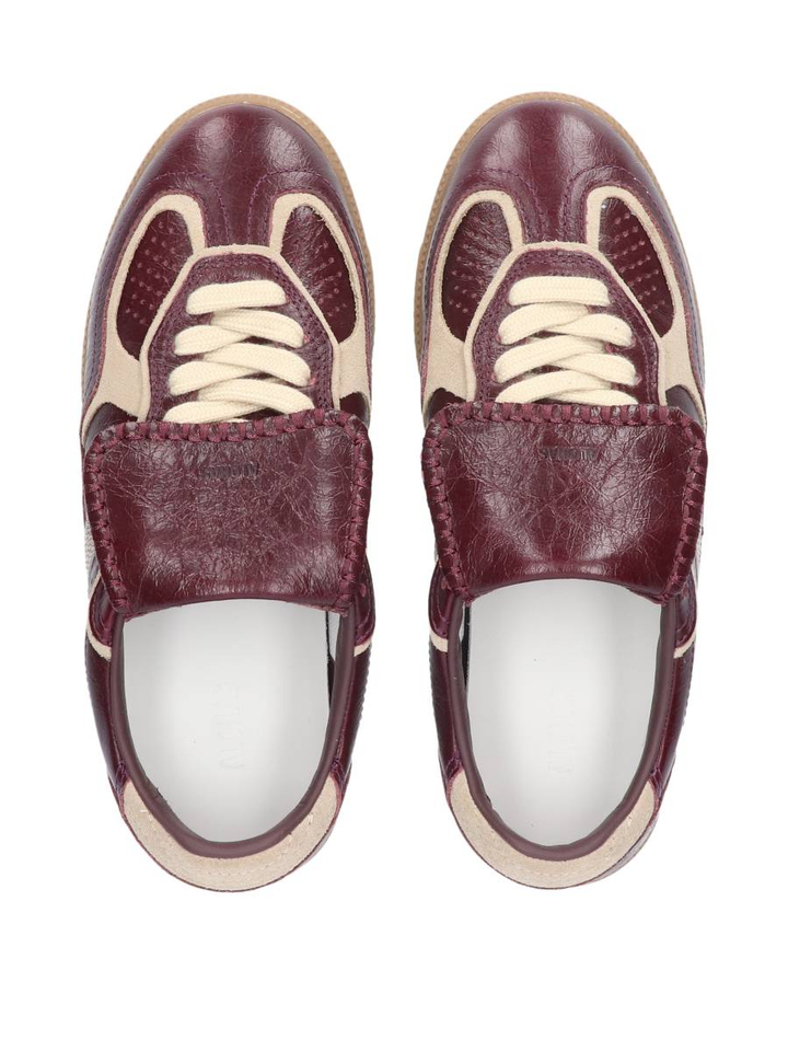 Deep burgundy patent lage sneaker Club Alohas