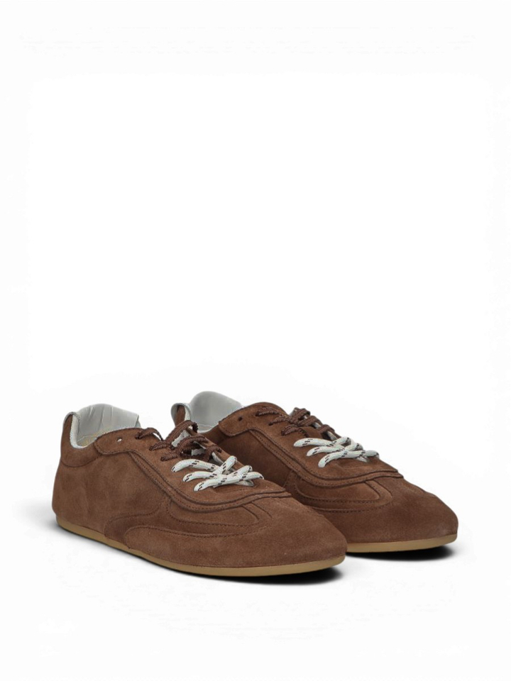 Donkerbruine lage sneakers Alohas
