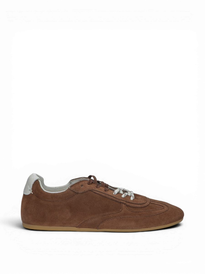 Donkerbruine lage sneakers Alohas