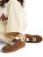 Donkerbruine lage sneakers Alohas