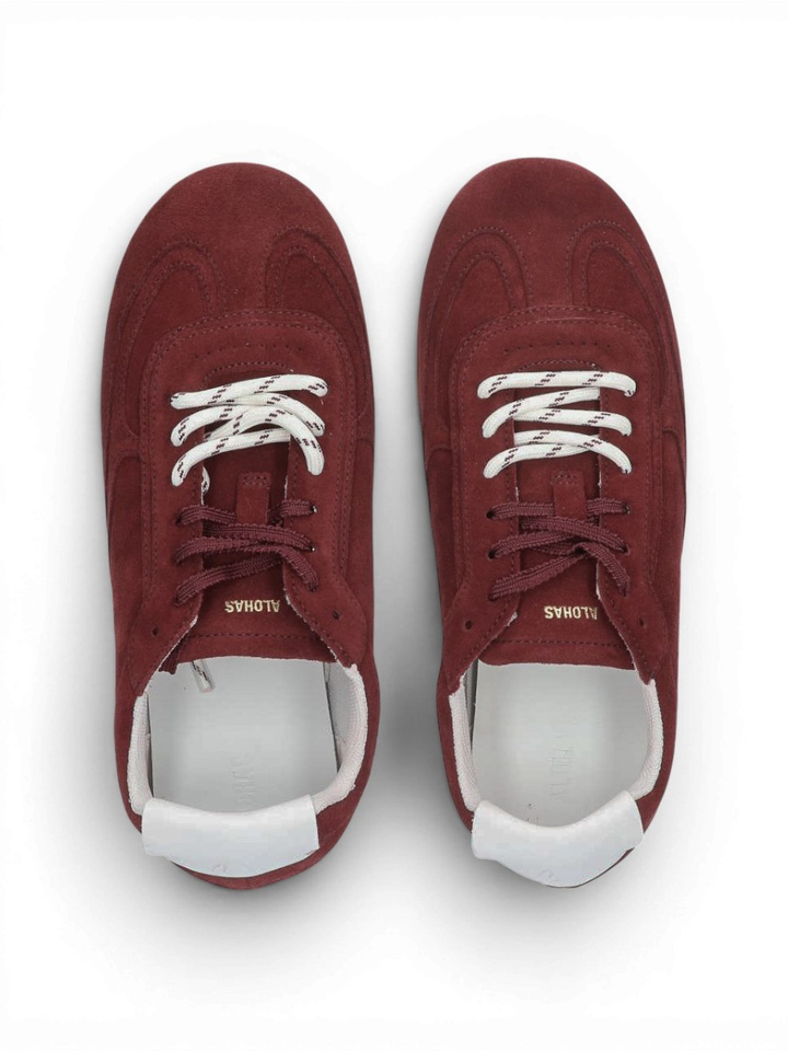 Bordeaux lage sneakers Alohas