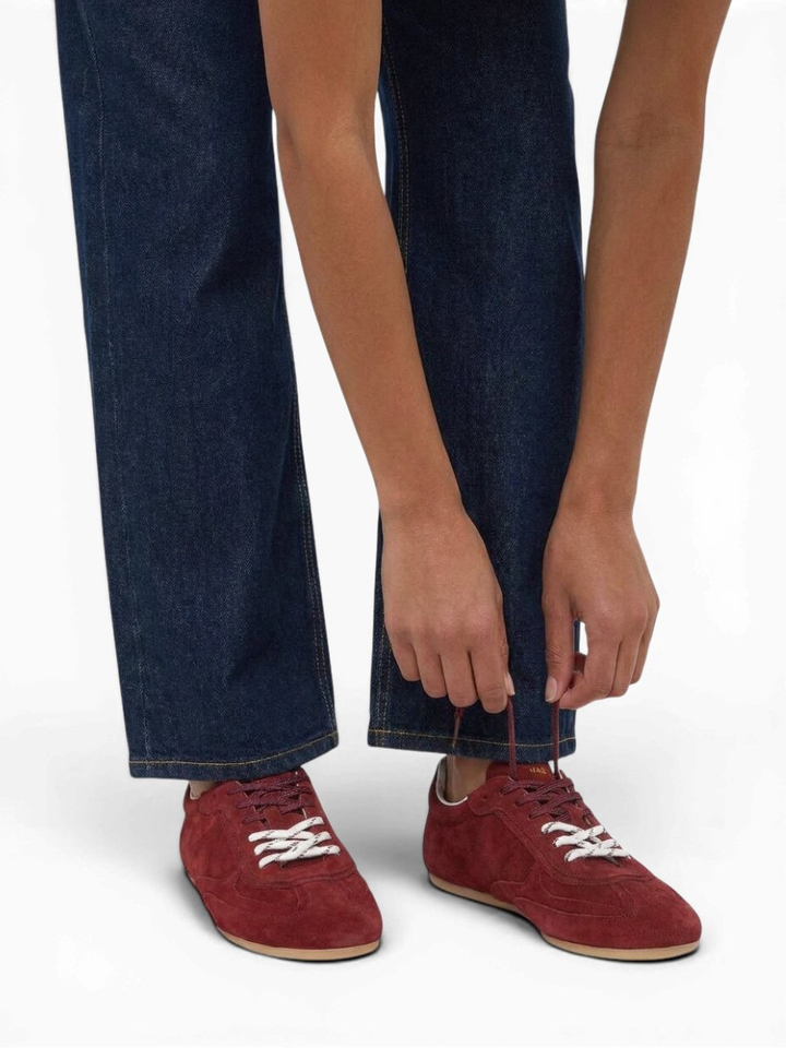 Bordeaux lage sneakers Alohas