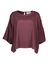 Aubergine kleurige oversized bloes Bliry Julia June 