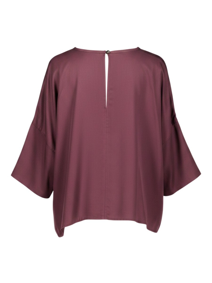 Aubergine kleurige oversized bloes Bliry Julia June 
