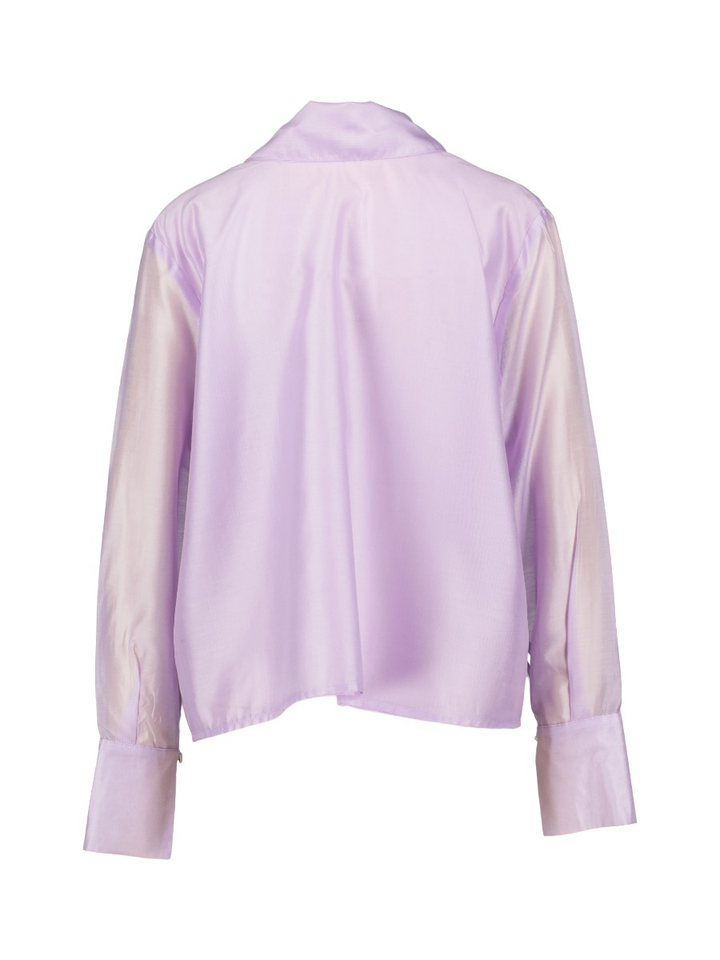 Lila bloes met strik detail Balance Julia June