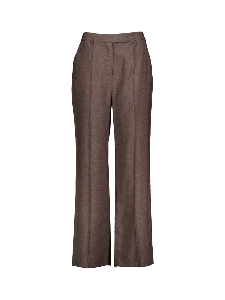 Bruine broek met rechte pijpen Tonzel Julia June 