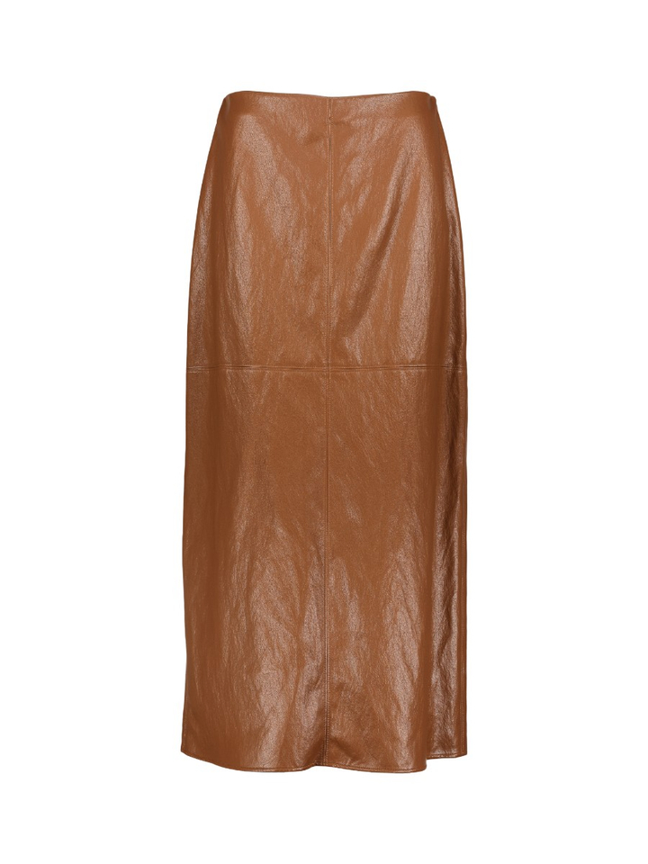 Cognac rok in lederlook SNACK Julia June