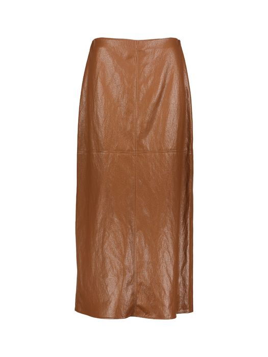 Cognac rok in lederlook SNACK Julia June
