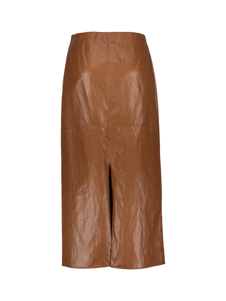 Cognac rok in lederlook SNACK Julia June