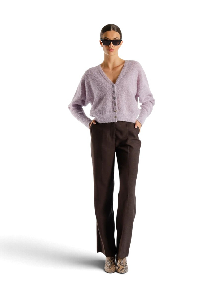 Paarse gilet met knopen Puzzle Julia June