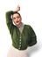 Groene gilet met knoopsluiting Puzzle Julia June 