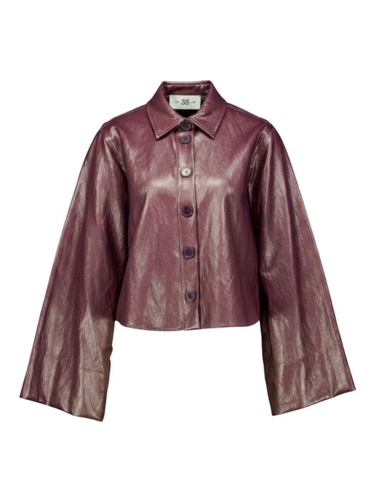Bordeaux vest indoor in lederlook Bless Julia June