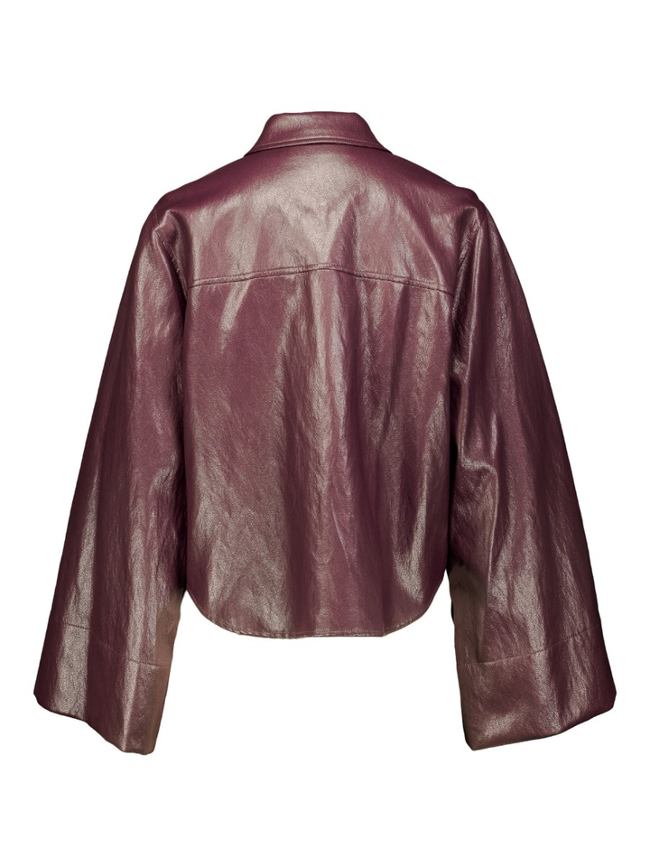 Bordeaux vest indoor in lederlook Bless Julia June