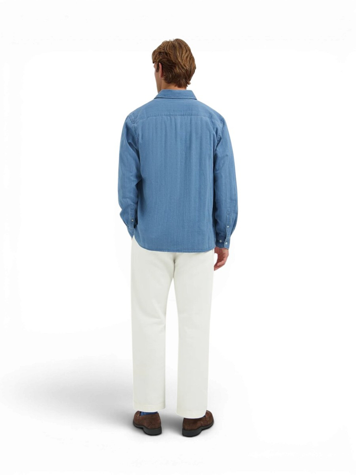Blauw jeans hemd Dstrezzed