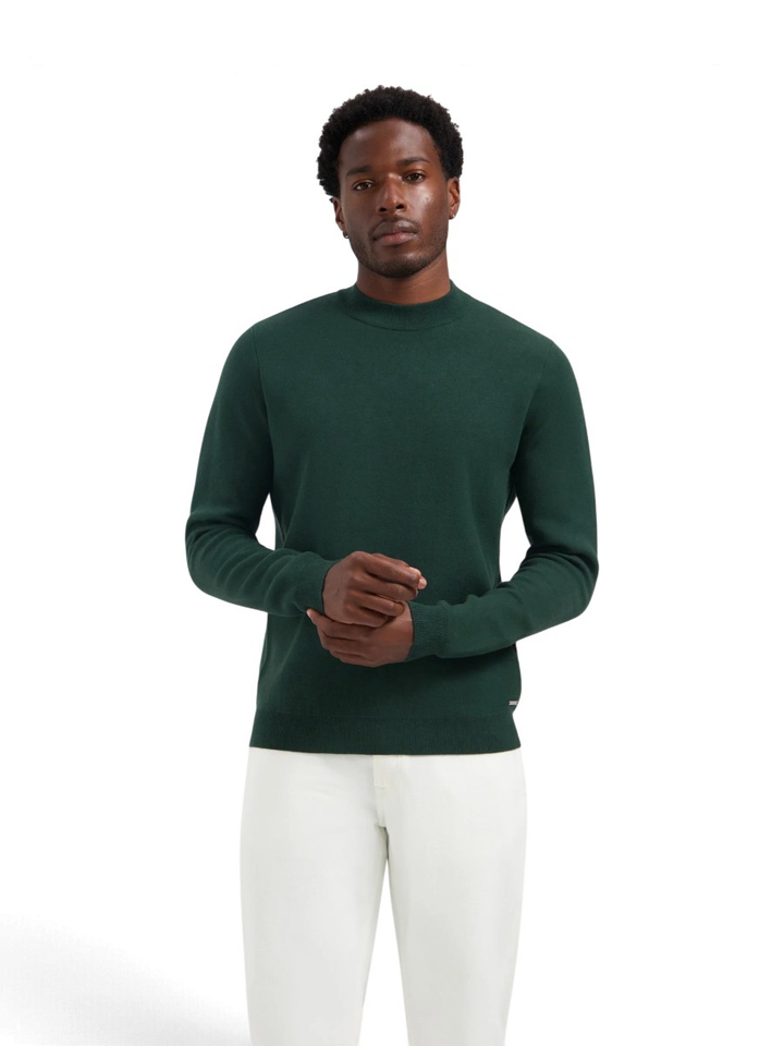 Groene pull met ronde hals Dstrezzed
