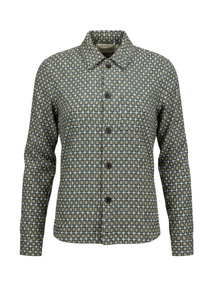 Gilet met print en knooipsluiting Dstrezzed