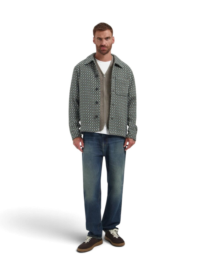 Gilet met print en knooipsluiting Dstrezzed