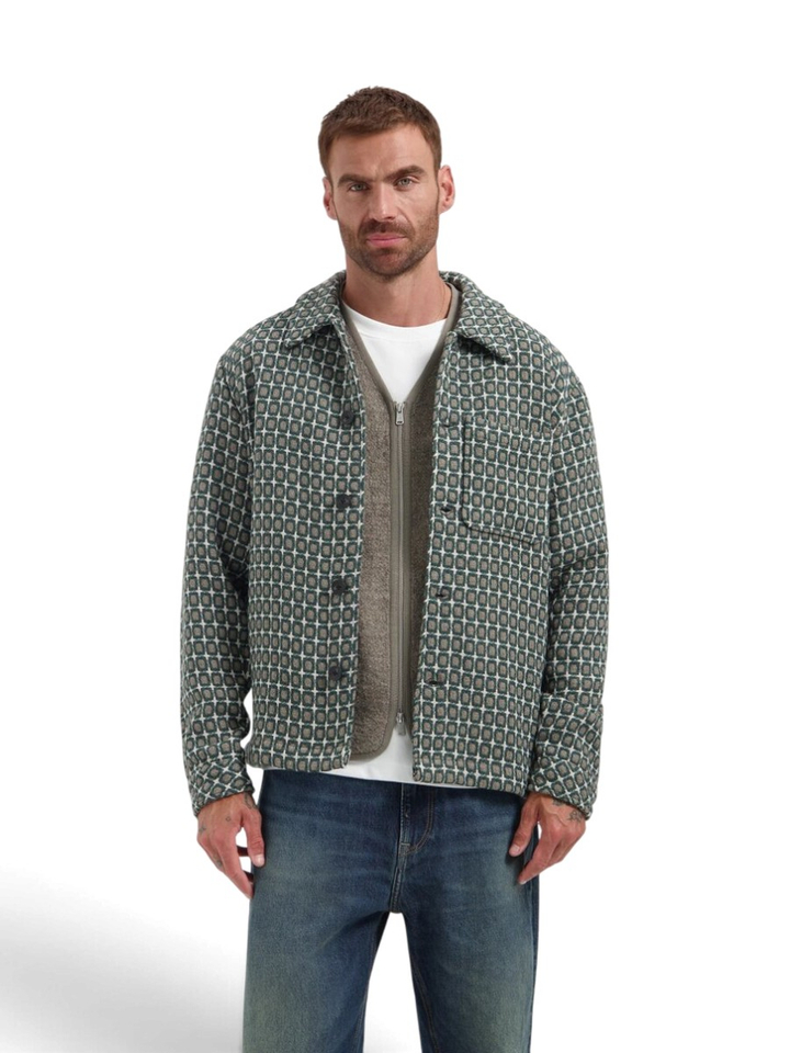 Gilet met print en knooipsluiting Dstrezzed
