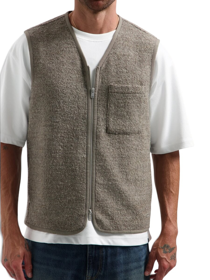 Taupe bodywarmer Dstrezzed
