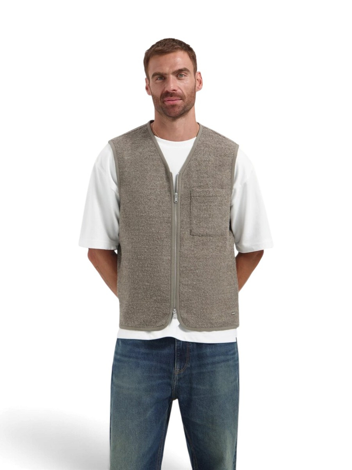 Taupe bodywarmer Dstrezzed